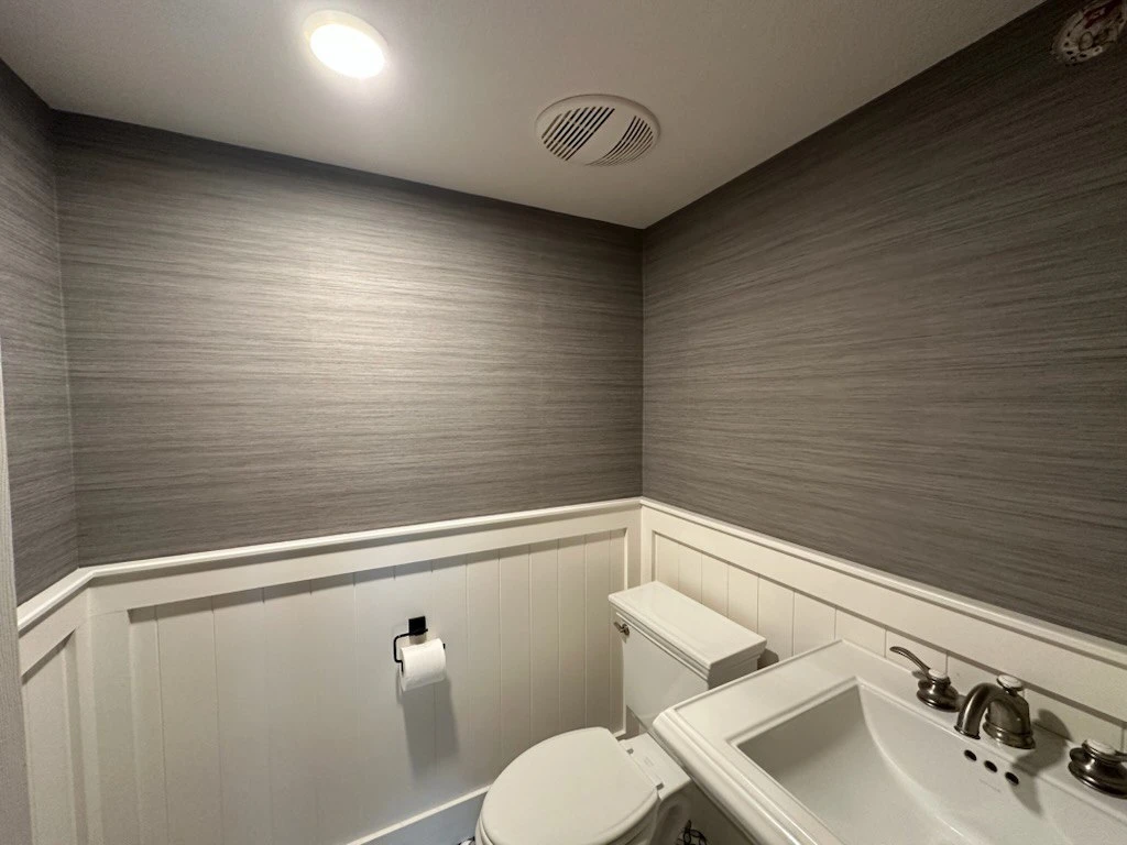Wallpaper installation project in Huntington Beach, CA