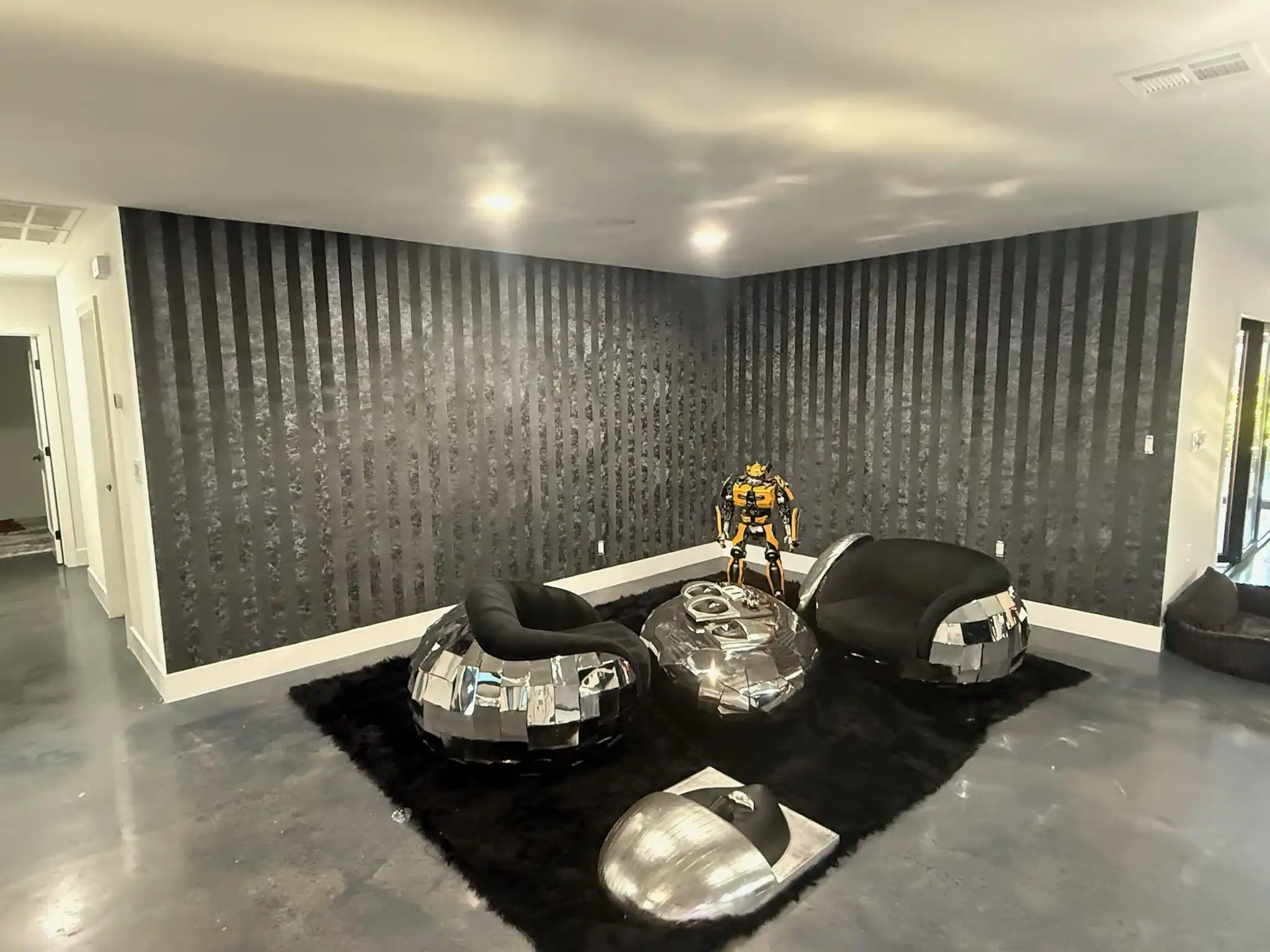 Professional wallpaper removal and wall preparation